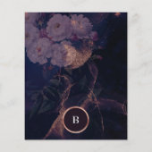 バジェットエレガントボホフローラアーチバラ金ゴールド結婚ズ チラシ (裏面)