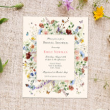 バジェットエレガントボホフローラブライダルシャワー