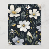 バジェットエレガントボホワイルドフラワー結婚ズ (裏面)