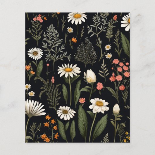 バジェットエレガントボホワイルドフラワー結婚ズ (裏面)