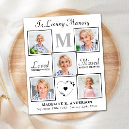 バジェットエレガントメモリアル5写真悔やみや弔慰ありがとう