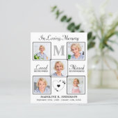 バジェットエレガントメモリアル5写真悔やみや弔慰ありがとう (スタンド正面)