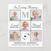 バジェットエレガントメモリアル5写真悔やみや弔慰ありがとう (正面)