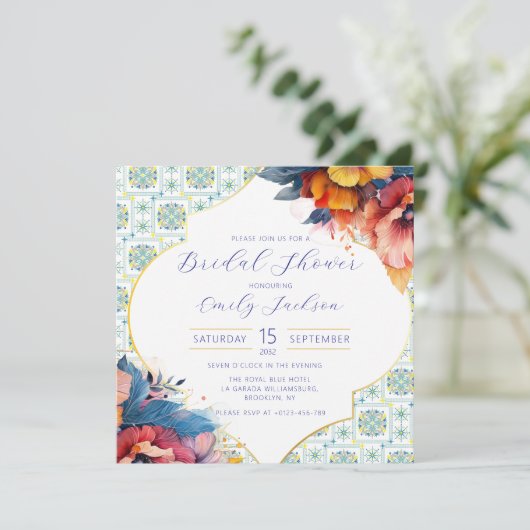 バジェットエレガントモロッコタイルフローラ (スタンド正面)