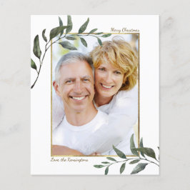 バジェットエレガントユーカリプスクリスマスホリデーフォト