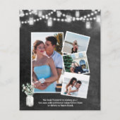 バジェットエレガントユーカリIドゥパーティの招待状 (裏面)