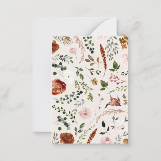 バジェットエレガントラスモダンウェディングは日付を保存 ノートカード (裏面)