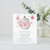 バジェットエレガントレッドグリーンクリスマスホリデーパーティー (スタンド正面)