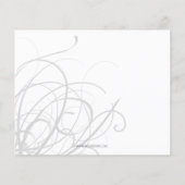 バジェットエレガントレッドグレー企業のパーティの招待状 (裏面)