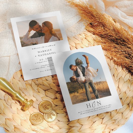 バジェットエレガントロマンチックなミニマル結婚リスト