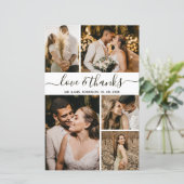 バジェットエレガント写真結婚の感謝のチラシ (スタンド正面)