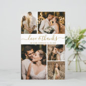 バジェットエレガント写真結婚の感謝のチラシ (スタンド正面)