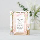 バジェットエレガント屋外の水の色のフローラ結婚 (スタンド正面)