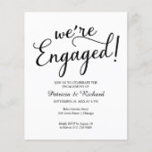 バジェットエレガント我々は婚約した婚約パーティ (正面)