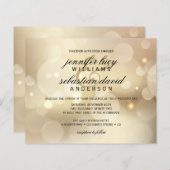 バジェットエレガント金ゴールド《写真》ぼけ味ライトシック結婚ズ (正面/裏面)