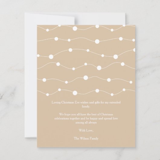 バジェットエレガントVellumエフェクトのクリスマスフォト (裏面)