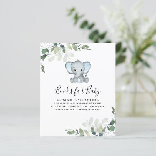 バジェットエレファントユーカリプトゥスブックスベビーカード (スタンド正面)