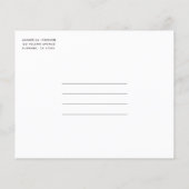 バジェットエレファントユーカリプトゥスベビーブシャワー招待状 (裏面)