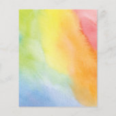 バジェットオポップ・アートのーバーポップシクル誕生日招待状 (裏面)