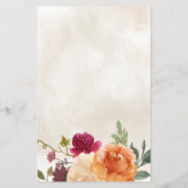 バジェットオレンジカボンプキンパッチ誕生日招待状 (裏面)