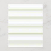 バジェットオレンジパープルボタニカルブライダルシャワー (裏面)