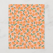 バジェットオレンジ果実水カラーカップルシャワー (裏面)