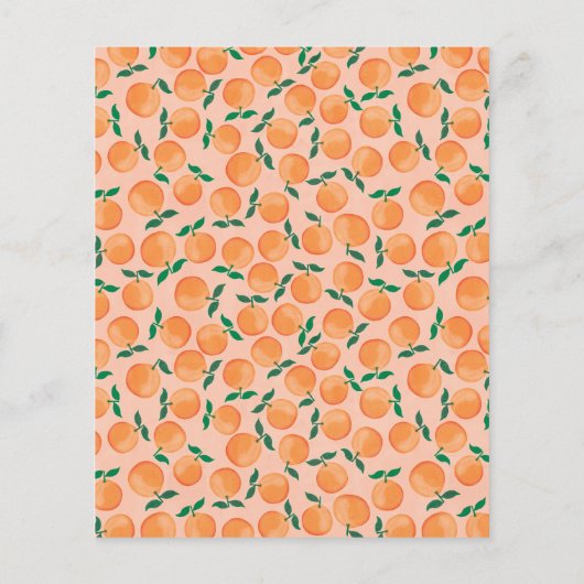 バジェットオレンジ果実水カラーピンクブライダルシャワー (裏面)