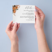 バジェットオレンジ素朴ホリデー詳細 チラシ (手)