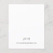 バジェットオレンジ&ホワイトフローラ素朴ズ (裏面)