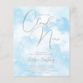 バジェットオンクラウドナインドリーミーブルーブライダルシャワー (正面)