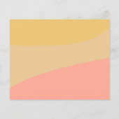 バジェットオーガニックシェイプズパステルベビーシャワー招待状 (裏面)