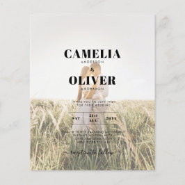 バジェットオールインワンテラコッタ素朴金ゴールド結婚ズ チラシ