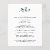 バジェットオールインワンユーカリ結婚式招待状 (裏面)