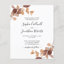 バジェットオールインワンユーカリ結婚式招待状