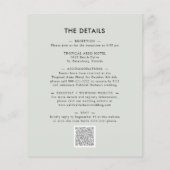 バジェットオールインワンユーカリ結婚式招待状 (裏面)