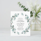 バジェットオールインワンユーカリ結婚式招待状 (スタンド正面)