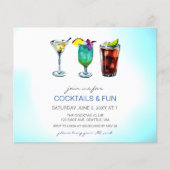 バジェットカクテルパーティの招待状 (正面)