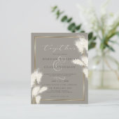 バジェットカスタムアビー3エレガントアイボリーパンパスグラス (スタンド正面)