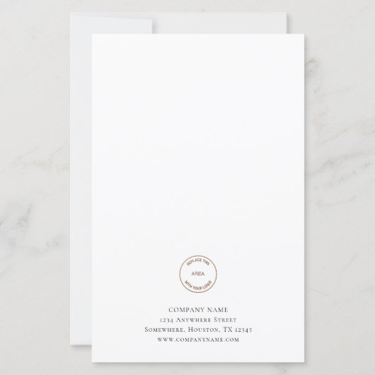 バジェットカスタムフォトビジネスロゴMerry Christmas (裏面)