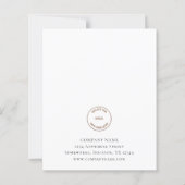 バジェットカスタムフォト会社ロゴメリークリスマス (裏面)