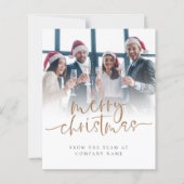 バジェットカスタムフォト会社ロゴメリークリスマス (正面)