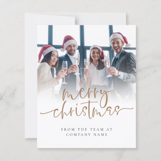 バジェットカスタムフォト会社ロゴメリークリスマス (正面)