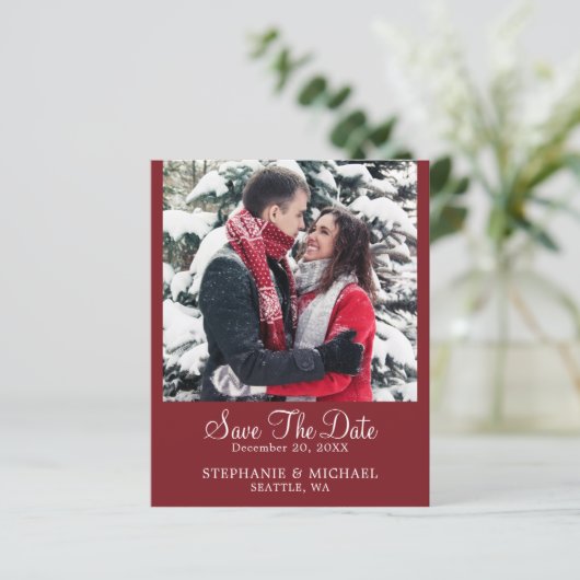 バジェットカスタムブルゴーニュ写真結婚式 (スタンド正面)