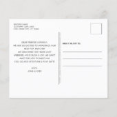 バジェットカスタム写真新しいペットの子犬の発表 (裏面)