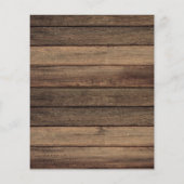 バジェットカップルのシャワー素朴招待状 チラシ