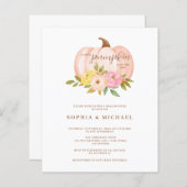 バジェットカボチャフローラカップル赤ちゃんシャワー (正面/裏面)