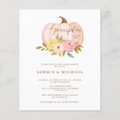 バジェットカボチャフローラカップル赤ちゃんシャワー (正面)