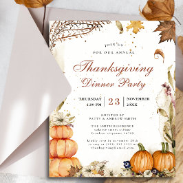 バジェットカボチャ秋素朴の感謝祭ディナー