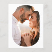 バジェットカラフルフォトブルーよくはしゃぐシャワー招待状 (裏面)