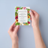 バジェットカラフル熱帯卒業党 チラシ (手)